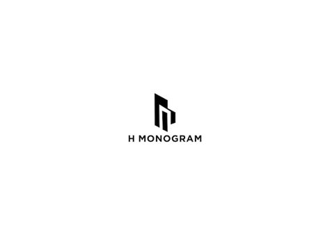 Premium Vector | H monogram logo design vector illustration