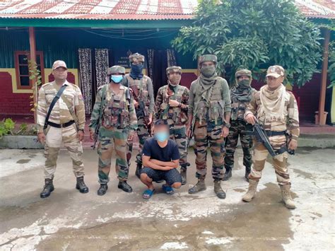 The Assam Rifles On Twitter Assam Rifles Apprehends One Unlf