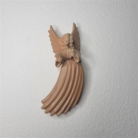 Terra Cotta Garden Art Terra Cotta Angel Angel Wall Hanging Angel