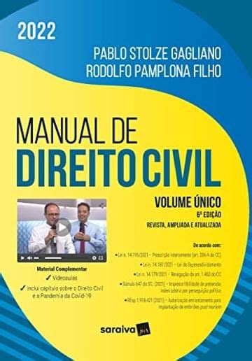 Livro Manual De Direito Civil Edi O Resumo Gr Tis