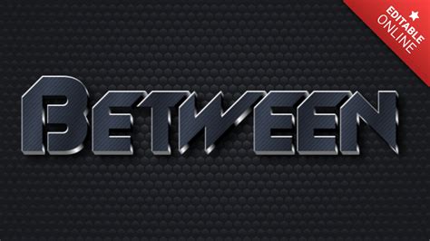 style carbon fiber text effect generator