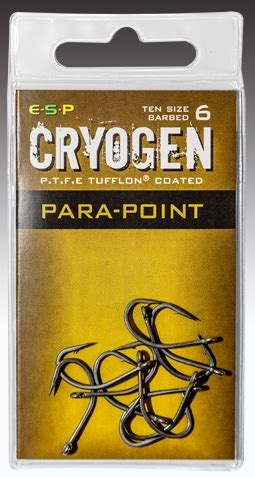 ESP Cryogen Para Point Hooks Barbed Short Ferry Angling