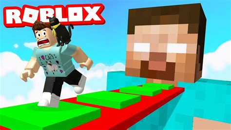 Escape Herobrine In Roblox Youtube