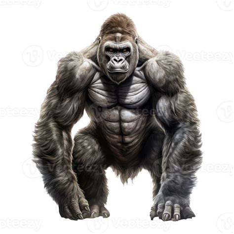 Gorilla Isolated On Transparent Background Ai Generated 27246878 Png