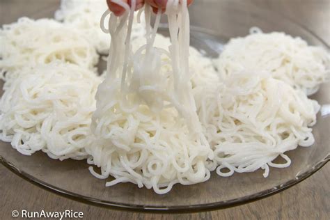 How To Make A Vermicelli Thin Noodle Disk RunAwayRice