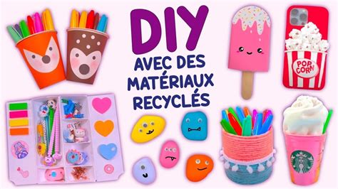 12 BRICOLAGES À PARTIR DE MATÉRIAUX RECYCLÉS FACILE et ECONOMIQUE