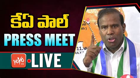 Live Ka Paul Press Meet Ka Paul Comments On Cm Kcr Pm Modi Ka