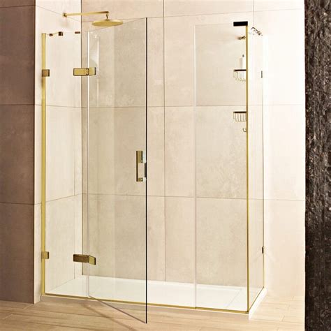 Roman Liberty Mm Corner X Mm Hinged Shower Door With Two