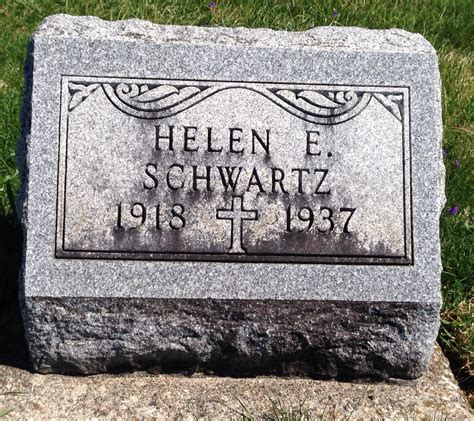 Helen Elizabeth Schwartz 1918 1937 Mémorial Find A Grave