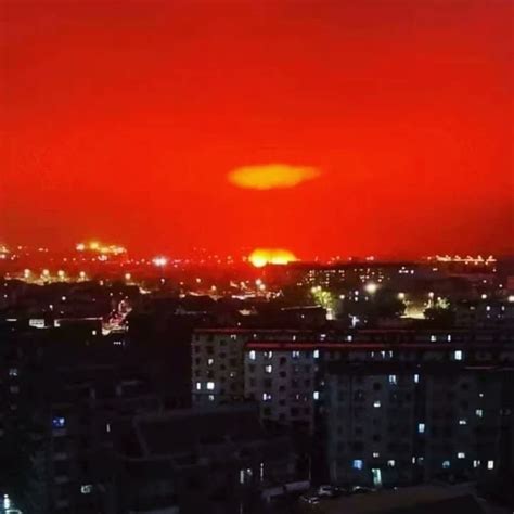 Rare Phenomenon Sky Turns Blood Red In China S Zhoushan Daily Sabah