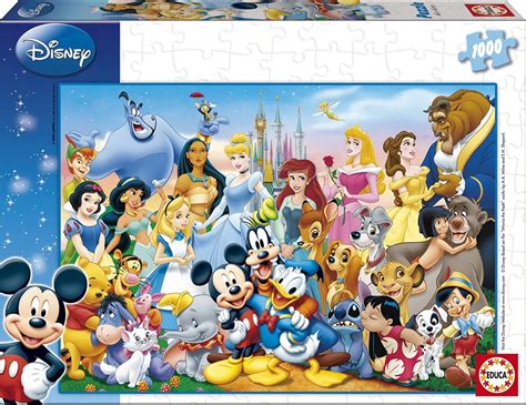 Rompecabezas De Disney Educa De 1000 Piezas Bellisimo 11978 Mercado Libre