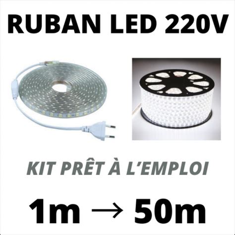 Ruban Led Blanc Froid V Tanche Ip