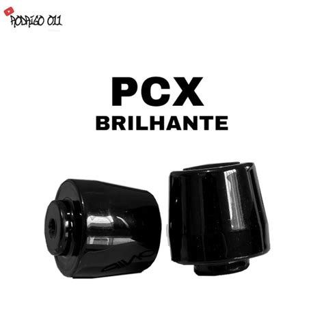 PAR PESO DE GUIDÃO PCX PRETO BRILHANTE