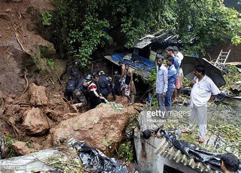 Five Dead In Landslide At Antop Hill Photos And Premium High Res