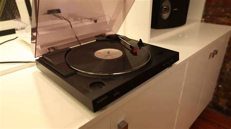 Sony Ps Lx300usb Usb Stereo Turntable Youtube