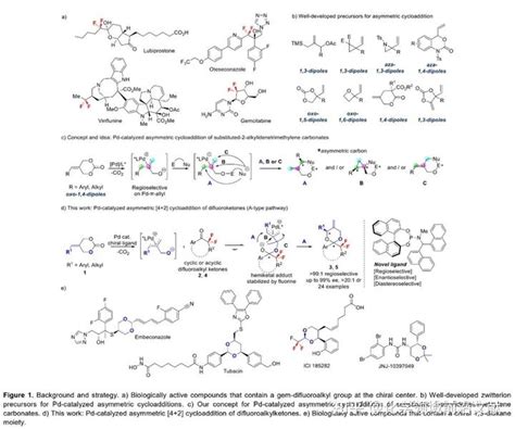 钯催化的不对称 42 环加成反应构建手性四取代偕二氟烷基衍生物 知乎