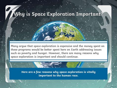 Why Is Space Exploration Important Online Presentation