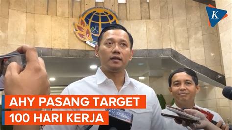 Hari Pertama Jadi Menteri Atr Bpn Ahy Pimpin Rapat Dan Beberkan Target