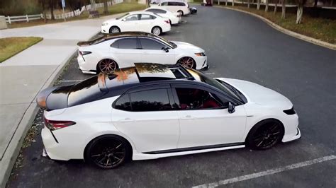 Heres A Drone Shot Clip Modded Bagged Toyota Camry Xse Gen Kamuri