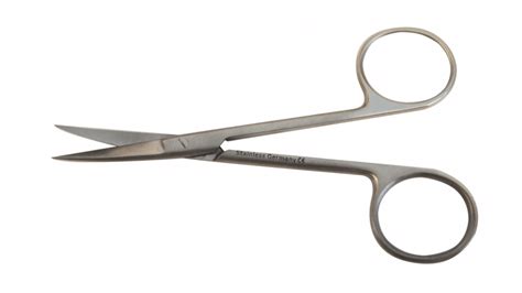 IRIS scissors, heavy pattern, curved, 4" | ENT Supplies