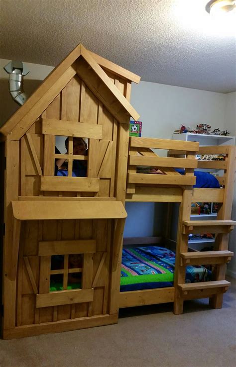 Our Rustic Cabin Bunk Bed Exeptional Quality And Durability Planned