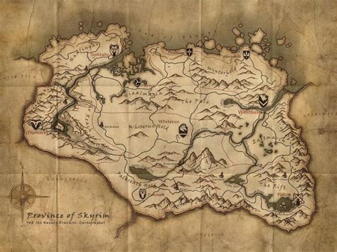 10 Most Popular Map Of Skyrim Wallpaper Full Hd 1080p For Pc Background