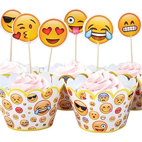 Emojis Cupcake Toppers