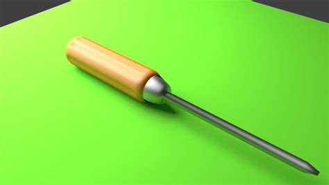 Slot Tip Screwdriver - 3D Model by faraharis