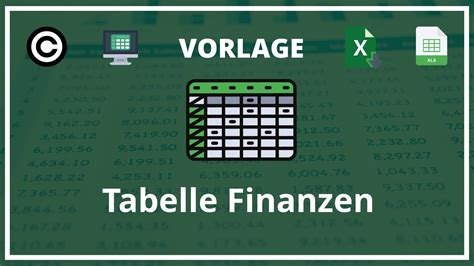 Excel Tabelle Finanzen Vorlage