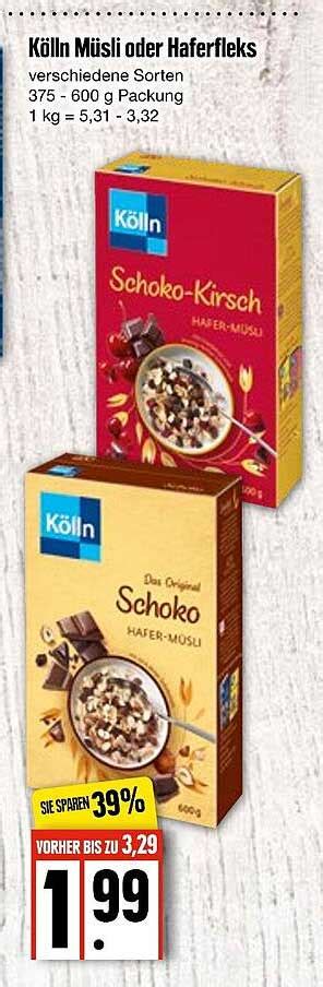 Kölln Müsli Oder Haferfleks Angebot bei EDEKA