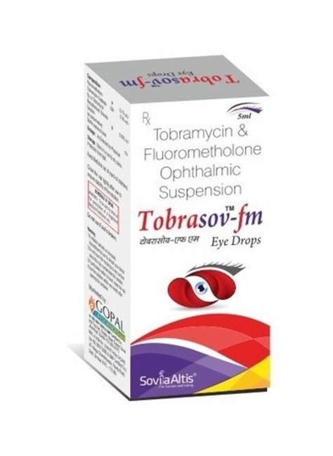 Tobramycin Fluorometholone Ophthalmic Suspension At Best Price In