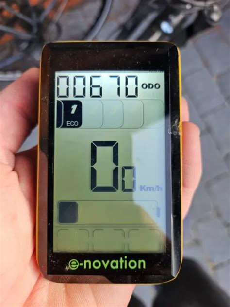 E Novation Lcd Display Mittelmotor V Ebike Prophete Bafang