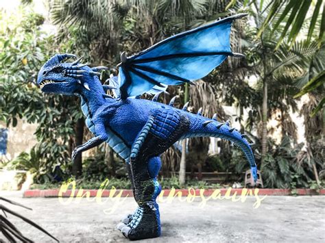 Blue Nadder Dragon Costume Train Dragon | Only Dinosaurs