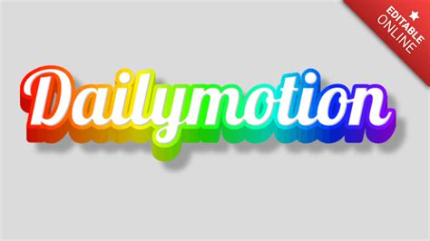 Dailymotion D Lgbt Generador De Efectos De Texto