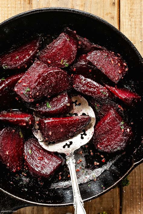 Sautéed Beets With Garlic Butter Sauce Beet Recipes Cooked Beets Recipe Beetroot Recipes