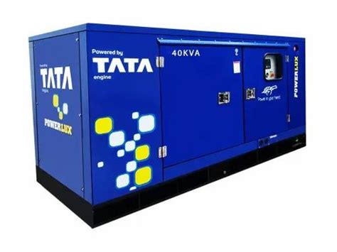 40kva Tata Silent Diesel Generator At Rs 490000piece Silent Diesel