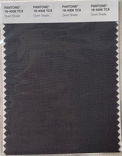 Pantone Tcx Cotton Swatch Card 18 4006 Tcx Quiet Shade