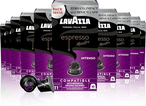 Lavazza Espresso Maestro Intenso 100 Coffee Pods Compatible With