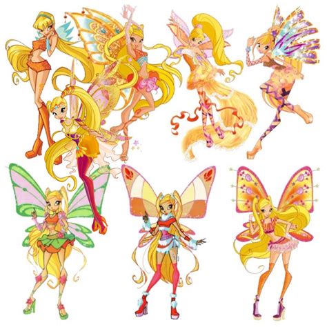 Winx Stella transformations by Jazzywazzy101 on DeviantArt