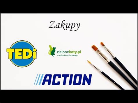 Zakupy Ze Sklepu Action Zielone Koty Tedi Filigranki Zakupy Tedi