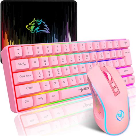 Gaming Klavye Ve Mouse Combo Set Kablolu Ultra Kompakt Rgb Arkadan