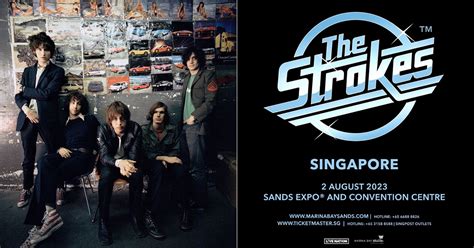 The Strokes Performing First Ever Show In Spore On Aug 2 2023