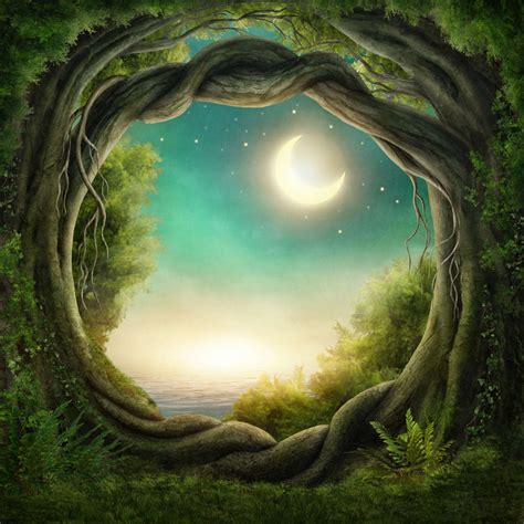 Whimsical Forest Wall Art | Digital Art