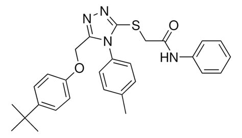 2 5 4 TERT BUTYLPHENOXY METHYL 4 4 METHYLPHENYL 4H 1 2 4 TRIAZOL