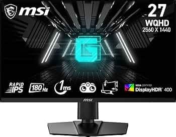 Msi G Qpf E Inch Wqhd Gaming Monitor X Rapid Ips