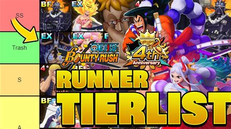 Runner Tier List 2023 One Piece Bounty Rush Opbr Youtube