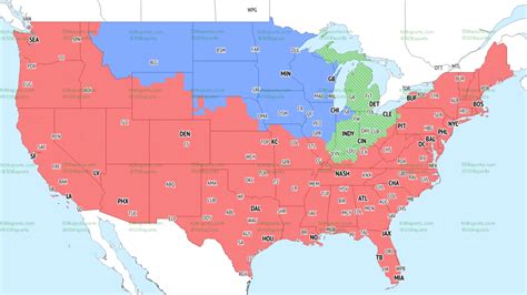 Minnesota Vikings Vs Chicago Bears Broadcast Map Will You Be Able To Watch On Tv Yardbarker