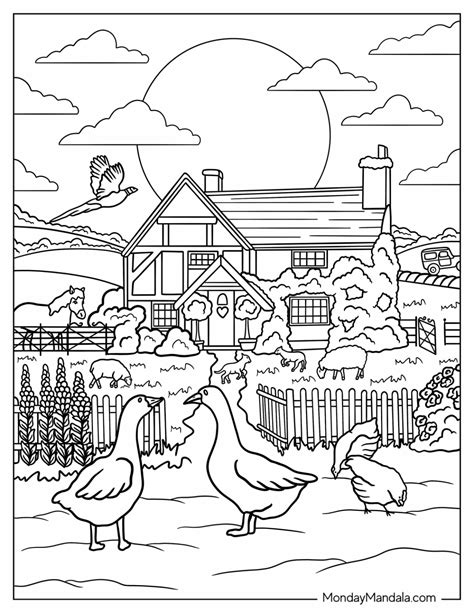 Cottagecore Coloring Pages Free Coloring Pages Printables