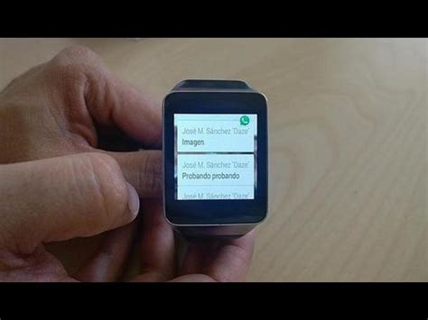 WhatsApp Así se ve en un reloj inteligente con Android eju tv