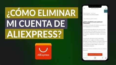 C Mo Eliminar Cuenta Aliexpress Actualizado Abril